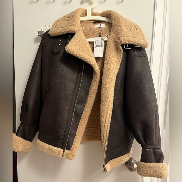 Oversize faux Shearling jacket - Picture 6 of 6
